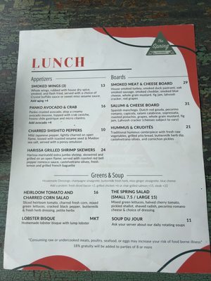 Menu photo 2 The Spring on Main Eureka Springs, AR