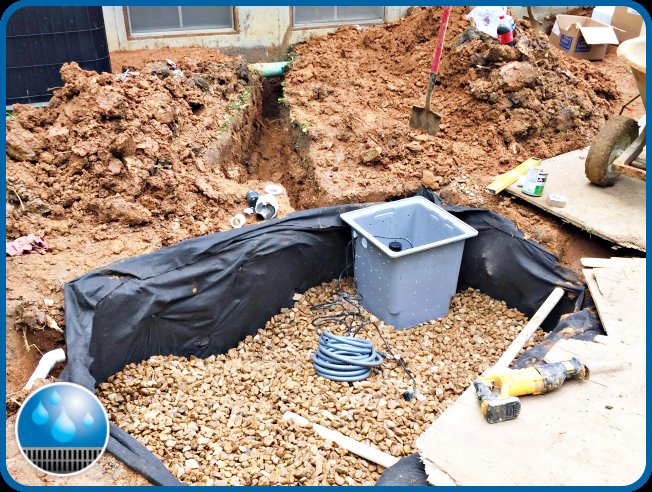 Slide of Drainage Team