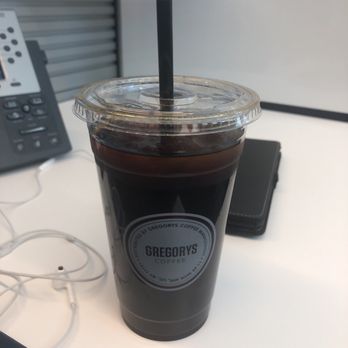 Gregorys Coffee - Large cold brew - Coffee & Tea Near Me - Jersey City, New Jersey Gregorys Coffee - Large cold brew - Coffee & Tea Near Me - Jersey City, New Jersey
