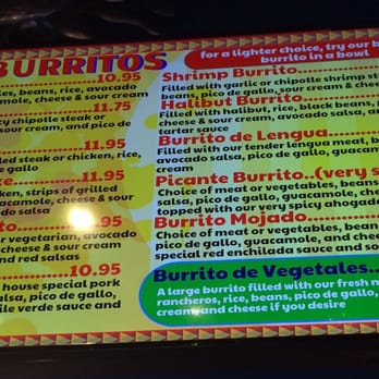 Xalos Burrito Express - So many choices!!! - Salad Near Me - Anchorage, Alaska