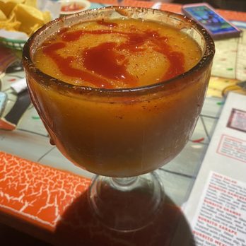 El Rio Grande - 32oz mango chamoy frozen margarita - Mexican Near Me - Florence, Kentucky