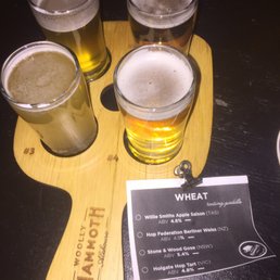 Photo of The Woolly Mammoth Alehouse - Wheat tasting paddle