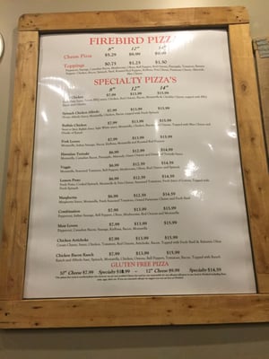 Menu photo 4 Firebird Pizza & Pasta Pleasant Grove, UT Menu photo 4 Firebird Pizza & Pasta Pleasant Grove, UT
