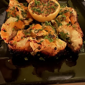 Red Shoe Island Bistro - Shrimp Mango Toast - Seafood Near Me - Key West, Florida Red Shoe Island Bistro - Shrimp Mango Toast - Seafood Near Me - Key West, Florida