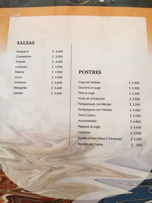 Menu photo 1 Restaurant La Pica de Emeterio Concón, VS