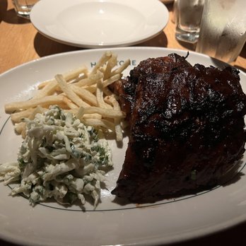 Hillstone - BBQ Pork Ribs, French Fries, Coleslaw. - Salad Near Me - Houston, Texas Hillstone - BBQ Pork Ribs, French Fries, Coleslaw. - Salad Near Me - Houston, Texas