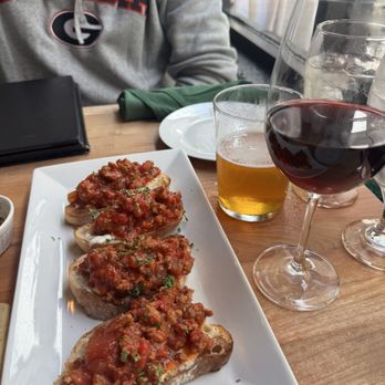 Paolino - Italian Sausage Bruschetta - Italian Near Me - Decatur, Georgia Paolino - Italian Sausage Bruschetta - Italian Near Me - Decatur, Georgia