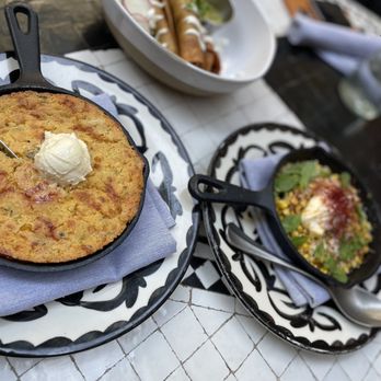 Domingo - Skillet Cornbread, Elote Street Corn, and Wagyu Taquitos - Cocktail Bars Near Me - San Antonio, Texas