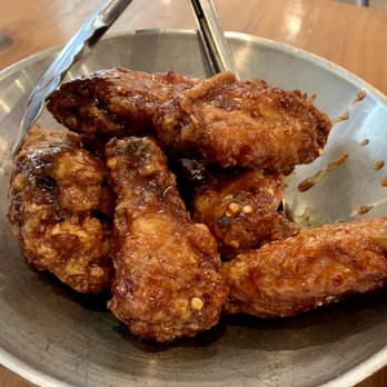 Bowl'd Korean Rice Bar - Appetizer chicken wings. Fantastic! - Korean Near Me - Albany, California Bowl'd Korean Rice Bar - Appetizer chicken wings. Fantastic! - Korean Near Me - Albany, California