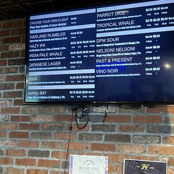 Harland Brewing - One Paseo - Menu from August 2023. - Beer Bar Near Me - San Diego, California Harland Brewing - One Paseo - Menu from August 2023. - Beer Bar Near Me - San Diego, California