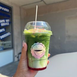Strawberry Matcha Latte
