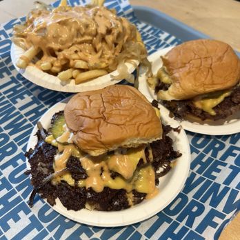 For the Win - Double smash burger, Loaded Fries - Burgers Near Me - Los Angeles, California For the Win - Double smash burger, Loaded Fries - Burgers Near Me - Los Angeles, California