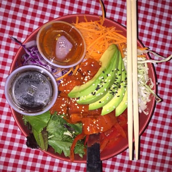 Koriente - Mixmix bibimbap with sushi tuna and avocado... AMAZING!! - Asian Fusion Near Me - Austin, Texas Koriente - Mixmix bibimbap with sushi tuna and avocado... AMAZING!! - Asian Fusion Near Me - Austin, Texas