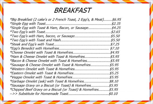 Menu photo 4 Shyrl's Diner West Lebanon, NH Menu photo 4 Shyrl's Diner West Lebanon, NH