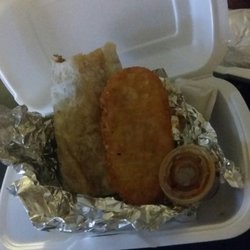 Ace Liquor - Chorizo and egg burrito w/ hash brown for  $3.25