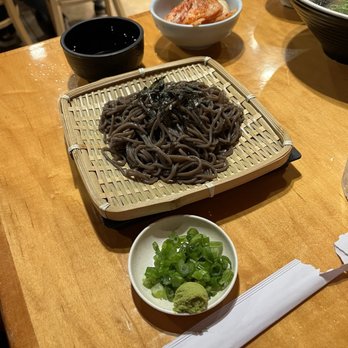 Akebono - Zaru soba- 13.95$, Kimchi- (idk price), tax- idk - Japanese Near Me - Sacramento, California