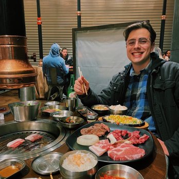 Daebak Korean Barbeque - kimchi, rice, pork belly, beef - Korean Near Me - Southfield, Michigan
