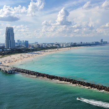 Destination Known Travel - Miami from my room on the MSC Seashore - Travel Agents Near Me