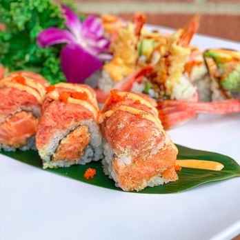 Yamamori - a plate of sushi with a flower - Japanese Near Me - Pearland, Texas Yamamori - a plate of sushi with a flower - Japanese Near Me - Pearland, Texas