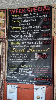 Menu photo 1 Taco Ranchero Santa Maria, CA Menu photo 1 Taco Ranchero Santa Maria, CA