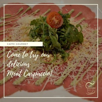 Caffe Gourmet - Meat Carpaccio - Coffee & Tea Near Me - Weston, Florida