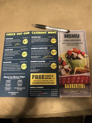 Menu photo 2 Barberitos Jefferson, GA