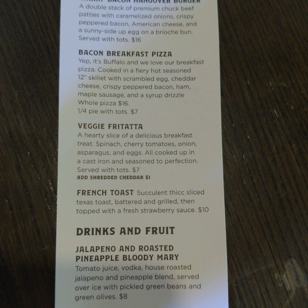 Jack Rabbit - Brunch menu - Bars Near Me - Buffalo, New York Jack Rabbit - Brunch menu - Bars Near Me - Buffalo, New York