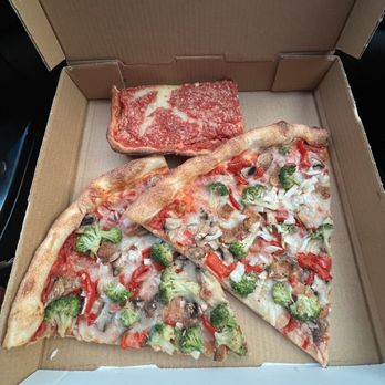 Rosa's Pizza - Veggie slices - Pizza Near Me - Great Neck, New York