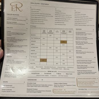 Echo & Rig - Menu - Steakhouses Near Me - Henderson, Nevada