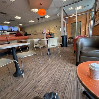 Dunkin' - Seating area - Donuts Near Me - Wilmington, Massachusetts Dunkin' - Seating area - Donuts Near Me - Wilmington, Massachusetts