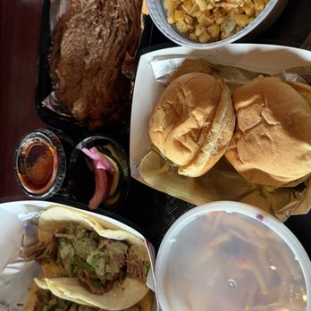 Smoked Lick BBQ - 1/2 pound brisket, Pulled Pork Tacos, Smoked Street Corn, Adobe Coleslaw. - Barbeque Near Me - Hilliard, Ohio Smoked Lick BBQ - 1/2 pound brisket, Pulled Pork Tacos, Smoked Street Corn, Adobe Coleslaw. - Barbeque Near Me - Hilliard, Ohio