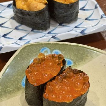 Sushi Maru - Uni ($8.95/ea) & Ikura ($6.95) gunkan - Sushi Bars Near Me - San  Jose, California
