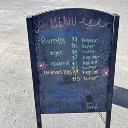 Street Tacos La Cruz - Menu