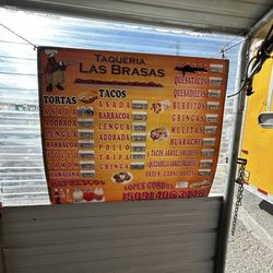 Tacos Las Brazas - Menu