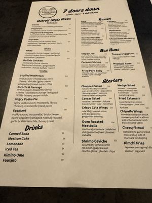 Menu photo 2 7 Doors Down Bloomfield, NJ