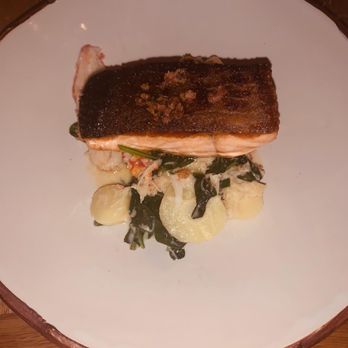 Corkfire Kitchen - Crispy Skin Skuna Bay Salmon* - New American Near Me - Temecula, California