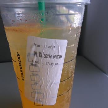 Starbucks - Valencia Orange Refresher - Coffee & Tea Near Me - Clayton, North Carolina