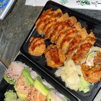 Sushi Station - Rainbow Roll and Fried California Roll - Sushi Bars Near Me - Webster Groves, Missouri Sushi Station - Rainbow Roll and Fried California Roll - Sushi Bars Near Me - Webster Groves, Missouri