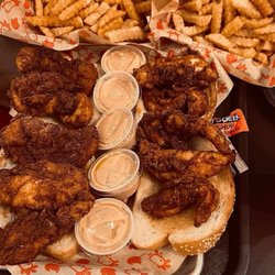 Urban Bird Hot Chicken - Bird pack is enough food to share trust me!! The flavors amazing with kale slaw delicious