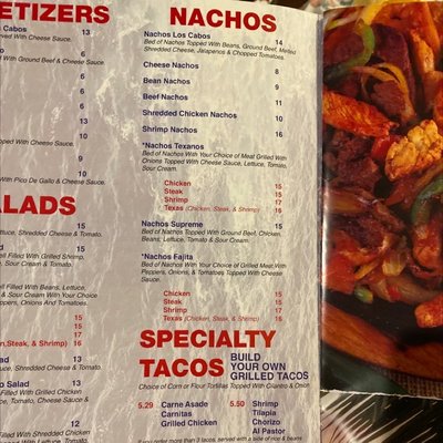 Menu photo 6 Los Cabos Mexican Grill and Cantina Surfside Beach, SC