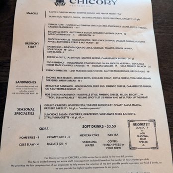Chicory - Menu (Dec 2024) - New American Near Me - Olympia, Washington Chicory - Menu (Dec 2024) - New American Near Me - Olympia, Washington