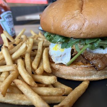 Steady Kitchen and Taps - Breakfast burger. - American Near Me - Fountain Valley, California Steady Kitchen and Taps - Breakfast burger. - American Near Me - Fountain Valley, California