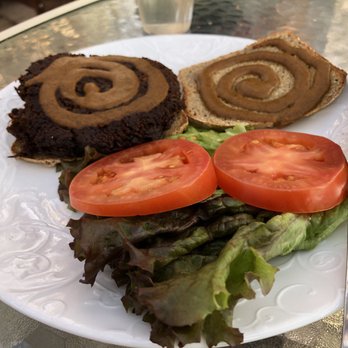 ChocolaTree - Vegan burger. Make sure to get without honey if you want it to be truly vegan. - Vegetarian Near Me - Sedona, Arizona ChocolaTree - Vegan burger. Make sure to get without honey if you want it to be truly vegan. - Vegetarian Near Me - Sedona, Arizona
