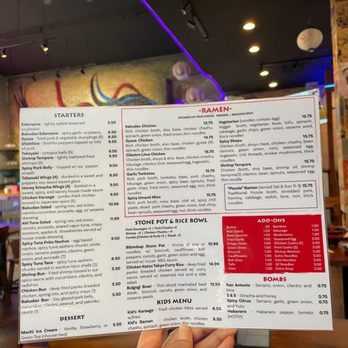 Bakudan Ramen - Menu - Ramen Near Me - San Antonio, Texas Bakudan Ramen - Menu - Ramen Near Me - San Antonio, Texas