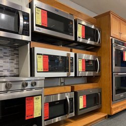 Bellingham Electric - We carry both Over-the-Range & Countertop microwaves.