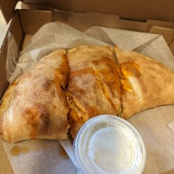 Exeter Town Pizza - Buffalo chicken calzone