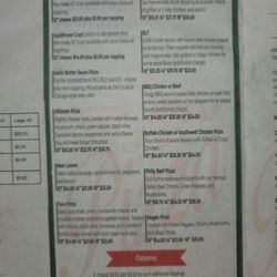 Dwight Pizza - Menu 3-5-2025