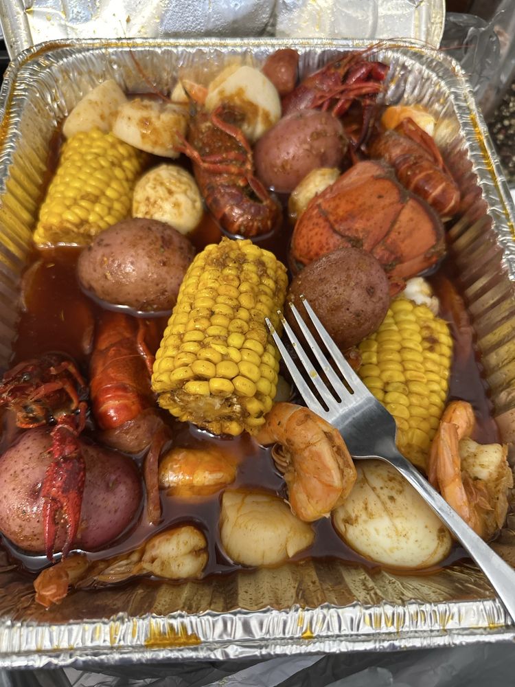 Food from The Juicy Seafood - Mayfield Heights