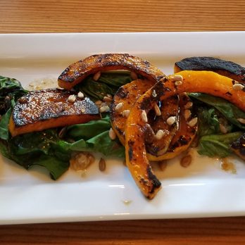 Tinker Street - Roasted Butternut Squash - the charring adds complimentary flavor! w/ Quinoa, arugula, maple, sunflower seed - Wine Bars Near Me - Indianapolis, Indiana Tinker Street - Roasted Butternut Squash - the charring adds complimentary flavor! w/ Quinoa, arugula, maple, sunflower seed - Wine Bars Near Me - Indianapolis, Indiana