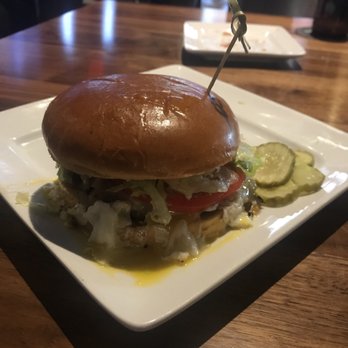 BRU Burger Bar - Cincinnati - The End burger with Veggie Burger patty .... so good! - Burgers Near Me - Cincinnati, Ohio BRU Burger Bar - Cincinnati - The End burger with Veggie Burger patty .... so good! - Burgers Near Me - Cincinnati, Ohio